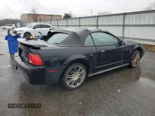 2001 Ford Mustang Deluxe with VIN 1FAFP44411F207916, listed as a Copart auction lot 50349915 with 142,609 mi miles and Salvage Title. Bid and sale history available at carsss.com. Image 3.