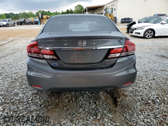 2013 Honda Civic LX with VIN 19XFB2F56DE280653, listed as a Copart auction lot 54537685 with 159,961 mi miles and Salvage title. Bid and sale history available at DreamBid. Image 6.