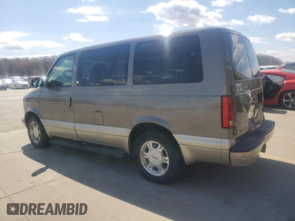 2003 GMC Safari z VIN 1GKDM19XX3B514754, wystawiony jako Copart lot #50744805 z przebiegiem 142 216 mil mil oraz Szkoda całkowita • Salvage title. Historia ofert i sprzedaży dostępna na DreamBid. Obrazek 2.