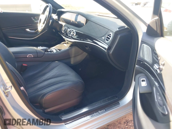 2018 Mercedes-Benz S 560 with VIN WDDUG8DB6JA421486, listed as a IAAI auction lot 41784582 with 21,379 mi miles and . Bid and sale history available at carsss.com. Image 5.