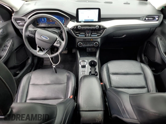 2021 Ford Escape SEL with VIN 1FMCU9H63MUB35918, listed as a Copart auction lot 55647305 with 211,681 mi miles and Salvage title. Bid and sale history available at DreamBid. Image 8.