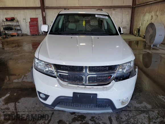2017 Dodge Journey SXT with VIN 3C4PDCBG0HT572165, listed as a Copart auction lot 56673495 with Not provided miles and Salvage title. Bid and sale history available at DreamBid. Image 5.