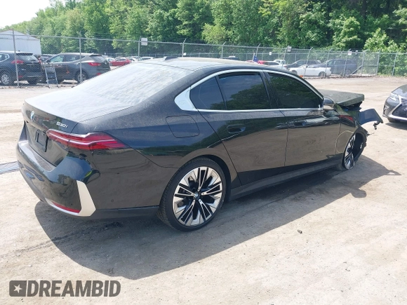 2024 BMW 5 Series 530i xDrive with VIN WBA53FJ01RCP69792, listed as a IAAI auction lot 42240736 with Not provided miles and . Bid and sale history available at DreamBid. Image 4.