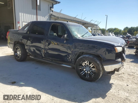 2005 Chevrolet Avalanche Z71 with VIN 3GNEK12ZX5G230267, listed as a Copart auction lot 74607694 with Not Provided miles and Salvage Title. Bid and sale history available at DreamBid. Image 4.