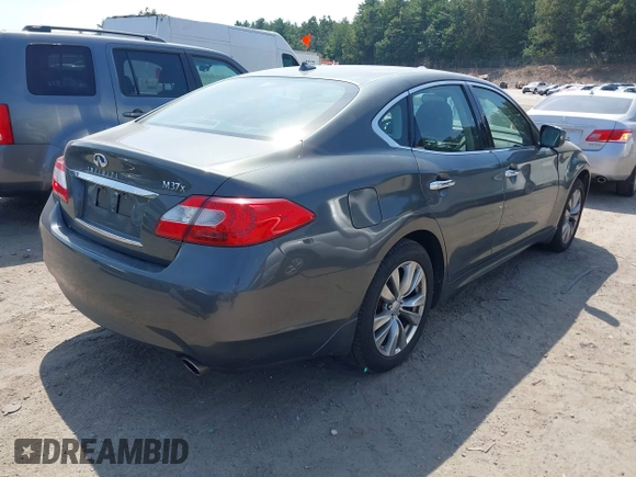 2012 Infiniti M with VIN JN1BY1AR3CM390550, listed as a IAAI auction lot 42797466 with 177,338 mi miles and . Bid and sale history available at DreamBid. Image 4.