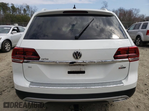 2019 Volkswagen Atlas SE with VIN 1V2LR2CA6KC550855, listed as a Copart auction lot 50938805 with 87,212 mi miles and Salvage title. Bid and sale history available at DreamBid. Image 6.