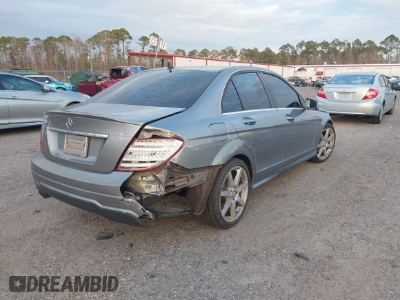 2014 Mercedes-Benz C 250 Sport with VIN WDDGF4HB4EA957278, listed as a IAAI auction lot 41421849 with 153,550 mi miles and . Bid and sale history available at DreamBid. Image 4.