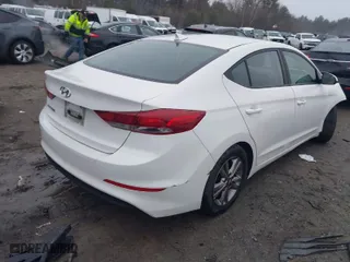 2017 Hyundai Elantra Limited with VIN 5NPD84LF6HH165065, listed as a IAAI auction lot 41723405 with 76,483 mi miles. Bid and sale history available at carsss.com. Image 4.