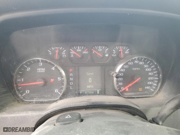 2018 Chevrolet Silverado 1500 Work Truck with VIN 1GCNCNEH9JZ147357, listed as a Copart auction lot 45340525 with 89,700 mi miles and Salvage Title. Bid and sale history available at carsss.com. Image 9.