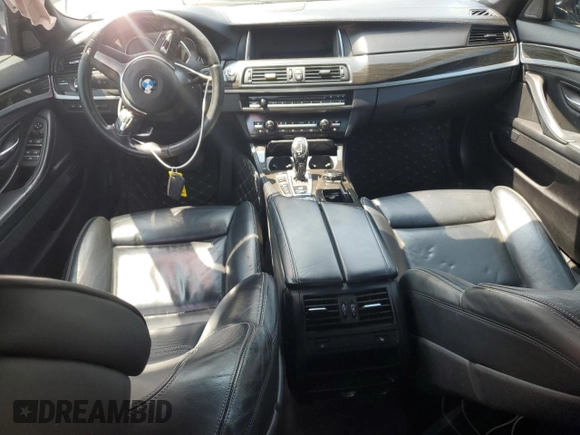 2016 BMW 5 Series 550i xDrive with VIN WBAKP9C52GG587591, listed as a Copart auction lot 58402505 with 94,384 mi miles and Salvage title. Bid and sale history available at DreamBid. Image 8.