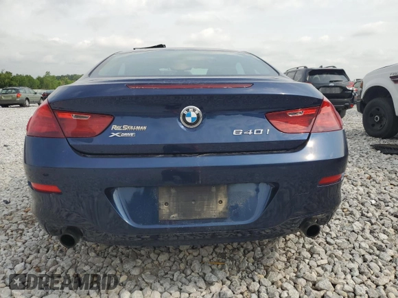 2014 BMW 6 Series z VIN WBALY1C59EDZ73460, wystawiony jako Copart lot #64846204 z przebiegiem 58 876 mil mil oraz Czysty tytuł • Clean title. Historia ofert i sprzedaży dostępna na DreamBid. Obrazek 6.