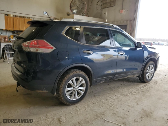 2015 Nissan Rogue S with VIN KNMAT2MV7FP535470, listed as a Copart auction lot 48758185 with 0 mi miles and Salvage Title. Bid and sale history available at carsss.com. Image 3.