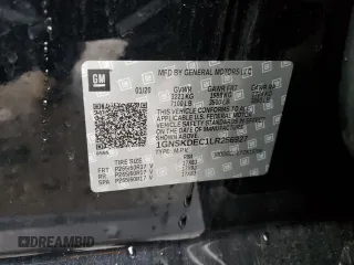 2020 Chevrolet Tahoe Commercial with VIN 1GNSKDEC1LR256927, listed as a Copart auction lot 49929805 with 116,629 mi miles and Clean title. Bid and sale history available at DreamBid. Image 13.