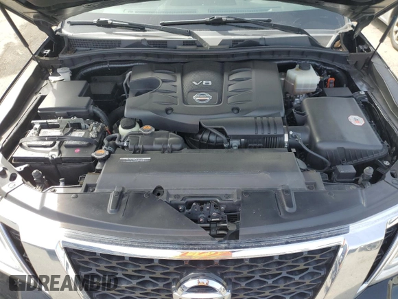 2019 Nissan Armada SL with VIN JN8AY2ND6K9092402, listed as a Copart auction lot 50261495 with 0 mi miles and Salvage Title. Bid and sale history available at carsss.com. Image 12.