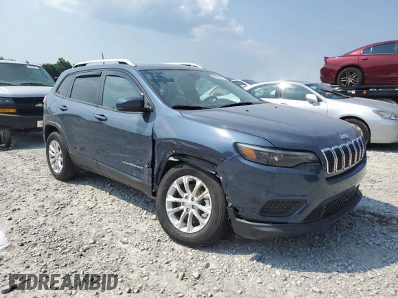 2021 Jeep Cherokee Latitude with VIN 1C4PJMCB5MD193647, listed as a Copart auction lot 58806815 with 10,690 mi miles and Salvage title. Bid and sale history available at DreamBid. Image 4.