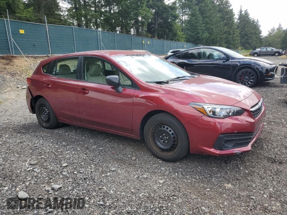 2023 Subaru Impreza z VIN 4S3GTAB62P3703220, wystawiony jako Copart lot #65766795 z przebiegiem 21 118 mil mil oraz Szkoda całkowita • Salvage title. Historia ofert i sprzedaży dostępna na DreamBid. Obrazek 4.