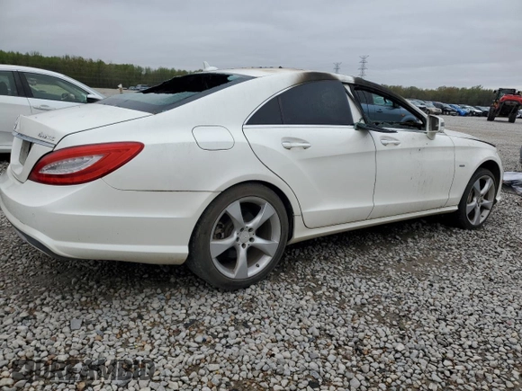 2012 Mercedes-Benz CLS-Class CLS 550 with VIN WDDLJ9BB1CA033414, listed as a Copart auction lot 50982285 with Not Provided miles and Non Repairable. Bid and sale history available at carsss.com. Image 3.