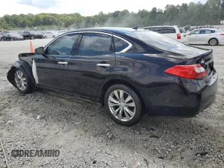 2013 Infiniti M37 with VIN JN1BY1AP0DM512717, listed as a Copart auction lot 69612474 with 125,102 mi miles and Salvage Title. Bid and sale history available at carsss.com. Image 2.