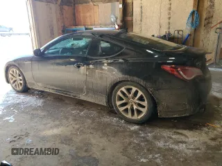 2015 Hyundai Genesis Coupe R-Spec with VIN KMHHU6KJ0FU124296, listed as a Copart auction lot 46195435 with 148,714 mi miles and Salvage title. Bid and sale history available at DreamBid. Image 2.