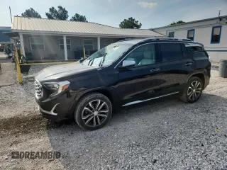 2018 GMC Terrain Denali with VIN 3GKALXEX4JL370144, listed as a Copart auction lot 58621755 with 115,467 mi miles and Salvage title. Bid and sale history available at DreamBid. Image 1.