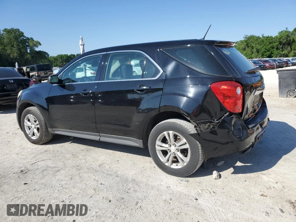 2013 Chevrolet Equinox LS with VIN 2GNALBEK8D1253344, listed as a Copart auction lot 52441375 with 195,945 mi miles and Non Repairable. Bid and sale history available at carsss.com. Image 2.