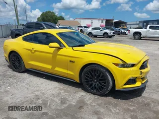 2015 Ford Mustang GT z VIN 1FA6P8CF4F5362399, wystawiony jako IAAI lot #42414261 z przebiegiem 45 823 mil mil oraz . Historia ofert i sprzedaży dostępna na DreamBid. Obrazek 1.
