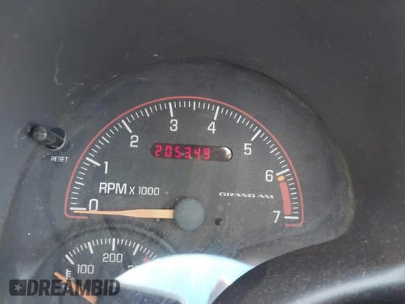 2003 Pontiac Grand Am z VIN 1G2NV12E23C308025, wystawiony jako IAAI lot #42458294 z przebiegiem 205 349 mil mil oraz . Historia ofert i sprzedaży dostępna na DreamBid. Obrazek 7.