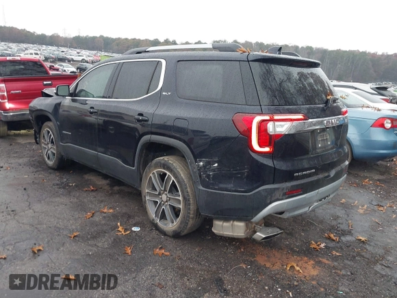 2022 GMC Acadia SLT with VIN 1GKKNMLS1NZ103322, listed as a IAAI auction lot 41033861 with 37,348 mi miles and . Bid and sale history available at DreamBid. Image 3.