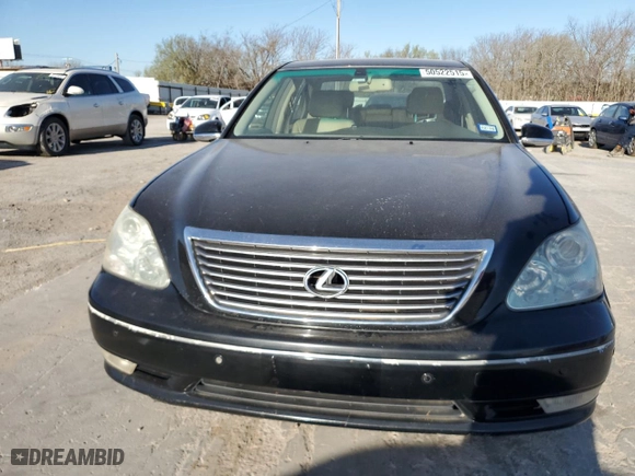 2004 Lexus LS 430 with VIN JTHBN36F140166572, listed as a Copart auction lot 50522515 with 177,689 mi miles and Salvage Title. Bid and sale history available at carsss.com. Image 5.