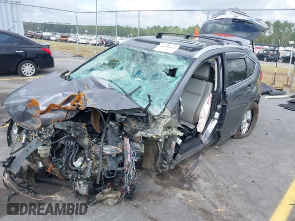 2015 Honda CR-V EX-L with VIN 2HKRM4H73FH606201, listed as a IAAI auction lot 40490815 with 24,219 mi miles and . Bid and sale history available at carsss.com. Image 18.