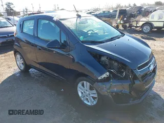 2014 Chevrolet Spark LS with VIN KL8CB6S98EC499263, listed as a IAAI auction lot 41810471 with 255,797 mi miles. Bid and sale history available at carsss.com. Image 1.
