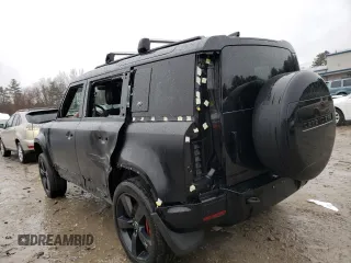 2023 Land Rover Defender X with VIN SALEXEEU8P2111784, listed as a Copart auction lot 49658795 with 25,844 mi miles and Salvage title. Bid and sale history available at DreamBid. Image 2.