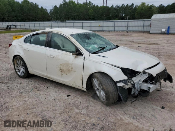 2015 Buick Regal with VIN 2G4GK5EXXF9144595, listed as a Copart auction lot 58070525 with 126,663 mi miles and Salvage title. Bid and sale history available at DreamBid. Image 4.