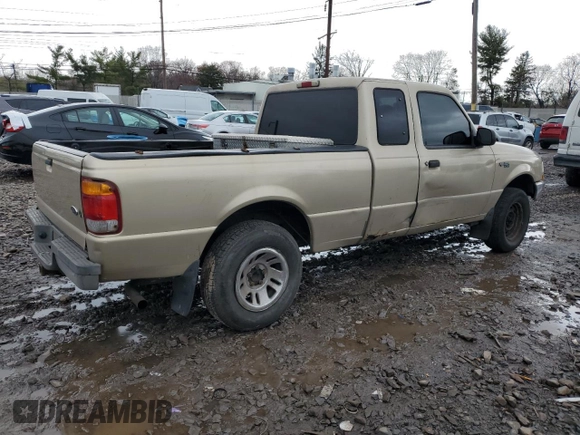 1999 Ford Ranger XL with VIN 1FTYR14V8XPB52646, listed as a Copart auction lot 48453215 with 343,534 mi miles and Salvage Title. Bid and sale history available at carsss.com. Image 3.