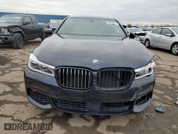 2017 BMW 7 Series ALPINA B7 xDrive with VIN WBA7F2C58HG421318, listed as a Copart auction lot 83636614 with Not provided miles and Salvage title. Bid and sale history available at DreamBid. Image 5.