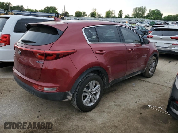 2017 Kia Sportage LX with VIN KNDPM3AC3H7114946, listed as a Copart auction lot 54172264 with 114,887 mi miles and Salvage Title. Bid and sale history available at carsss.com. Image 3.