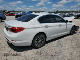 2018 BMW 5 Series 530i with VIN WBAJA5C59JG899792, listed as a Copart auction lot 56603125 with 79,858 mi miles and Salvage title. Bid and sale history available at DreamBid. Image 3.