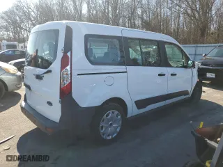 2018 Ford Transit Connect Wagon XL with VIN NM0GS9E72J1365534, listed as a Copart auction lot 41708605 with 58,807 mi miles and Salvage Title. Bid and sale history available at carsss.com. Image 3.