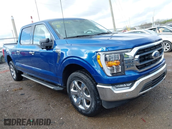 2022 Ford F-150 XL with VIN 1FTFW1E57NKD19877, listed as a IAAI auction lot 42063242 with 41,983 mi miles and . Bid and sale history available at DreamBid. Image 1.
