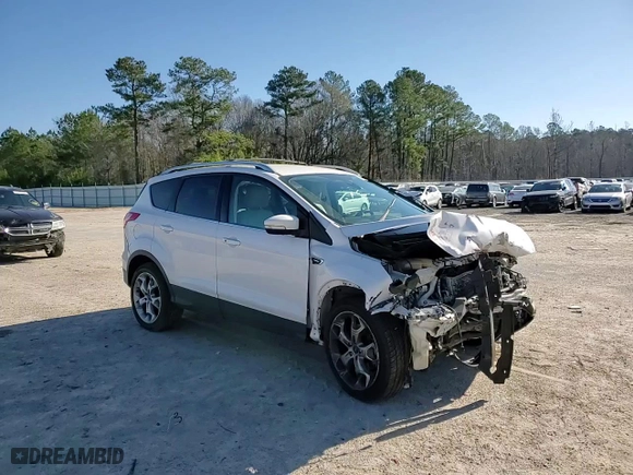 2014 Ford Escape Titanium with VIN 1FMCU9J92EUB22227, listed as a Copart auction lot 45585535 with 151,660 mi miles and Salvage Title. Bid and sale history available at carsss.com. Image 12.