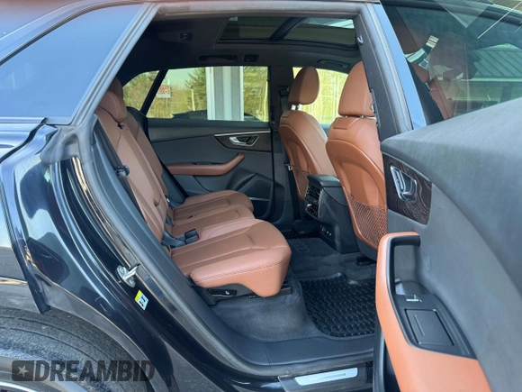 2019 Audi Q8 Premium Plus with VIN WA1EVAF16KD031014, listed as a Copart auction lot 55879645 with 116,056 mi miles and Clean Title. Bid and sale history available at carsss.com. Image 6.