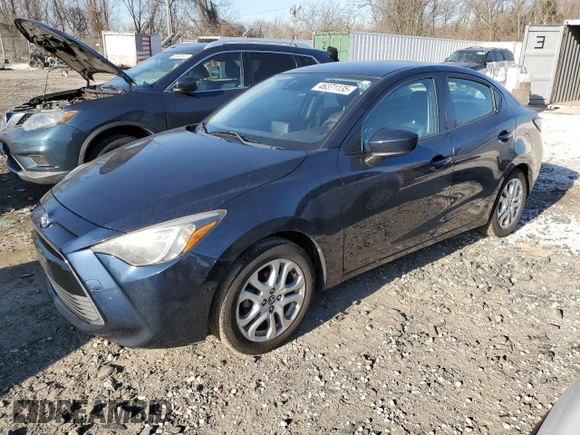 2018 Toyota Yaris with VIN 3MYDLBYV2JY322135, listed as a Copart auction lot 46371135 with 96,837 mi miles and Salvage Title. Bid and sale history available at DreamBid. Image 1.