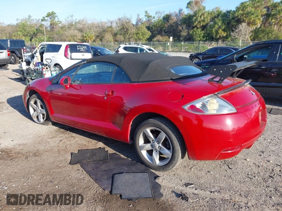 2007 Mitsubishi Eclipse GS with VIN 4A3AL25F47E023389, listed as a IAAI auction lot 41681427 with 168,587 mi miles and . Bid and sale history available at DreamBid. Image 3.