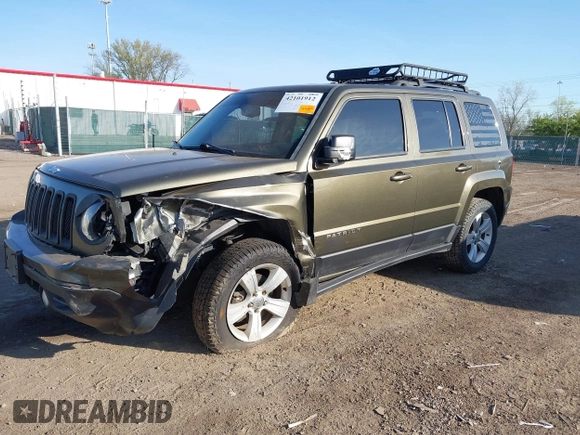 2016 Jeep Patriot High Altitude Edition with VIN 1C4NJRFB4GD581179, listed as a IAAI auction lot 42101912 with 168,254 mi miles. Bid and sale history available at carsss.com. Image 17.