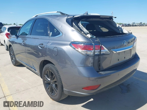 2013 Lexus RX 350 with VIN JTJZK1BA0D2008488, listed as a IAAI auction lot 41935770 with 128,277 mi miles and . Bid and sale history available at DreamBid. Image 3.