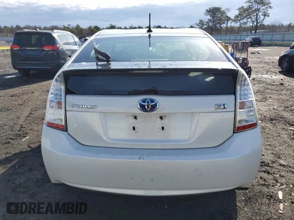 2011 Toyota Prius I with VIN JTDKN3DU6B0319978, listed as a Copart auction lot 50642125 with 224,635 mi miles and Clean Title. Bid and sale history available at carsss.com. Image 6.