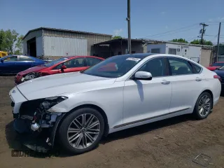 2018 Genesis G80 3.8L с VIN KMHGN4JE5JU268761, выставлен на аукционе Copart как лот 61796625 с пробегом 46 868 миль миль и Списание • Salvage title. История ставок и продаж доступна на DreamBid. Изображение 1.