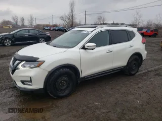 2017 Nissan Rogue S with VIN 5N1AT2MV1HC851274, listed as a Copart auction lot 52857885 with 81,223 mi miles and Salvage Title. Bid and sale history available at carsss.com. Image 1.