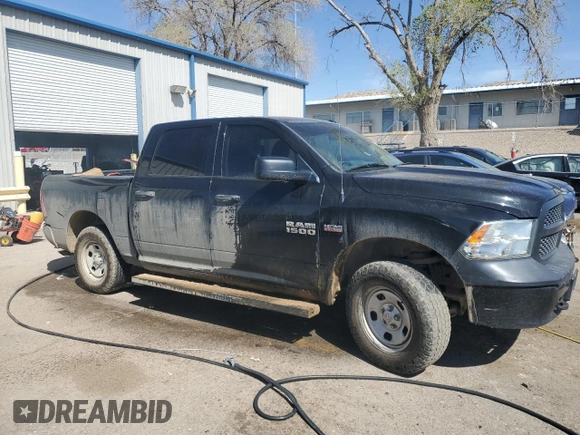 2015 Ram 1500 Tradesman with VIN 3C6RR7KT0FG683410, listed as a Copart auction lot 49448815 with 110,376 mi miles and Salvage title. Bid and sale history available at DreamBid. Image 4.