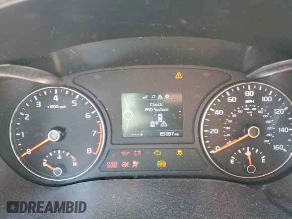 2018 Kia Optima LX z VIN 5XXGT4L38JG270077, wystawiony jako Copart lot #78036814 z przebiegiem 85 087 mil mil oraz Szkoda całkowita • Salvage title. Historia ofert i sprzedaży dostępna na DreamBid. Obrazek 9.
